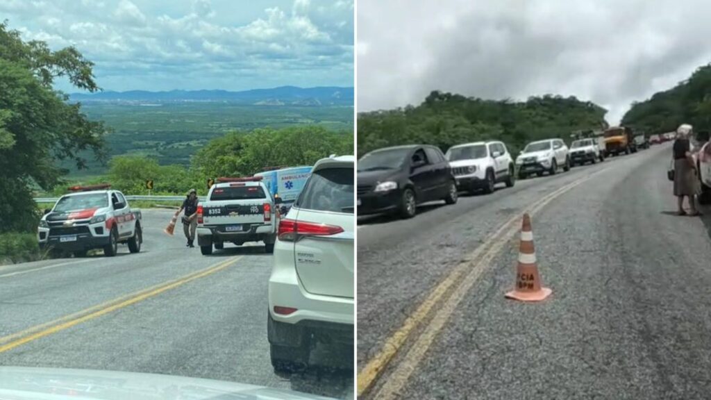 Caminh O Perde Freios E Tomba Na Serra De Teixeira Pb Blog Do Pereira